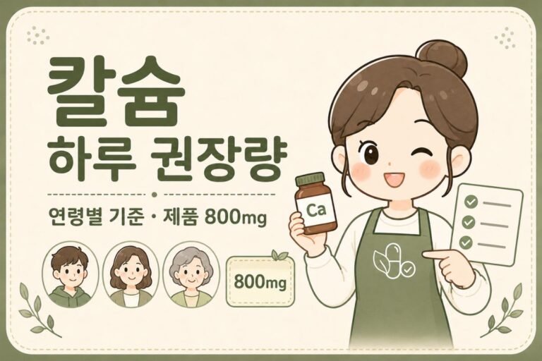 칼슘 하루 권장량, 성인·청소년·어르신 기준과 제품 800mg 보는 법